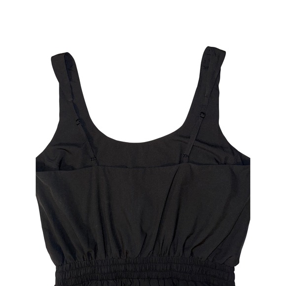 Wishlist Black Athletic Drawstring Romper‎ Medium NEW - Picture 4 of 7